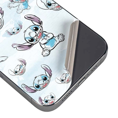 Disney Lilo and Stitch Pattern iPhone 14 Pro Skin